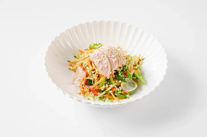 Салат с утиной грудкой