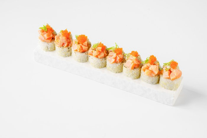 Запеченый с трюфельным лососем