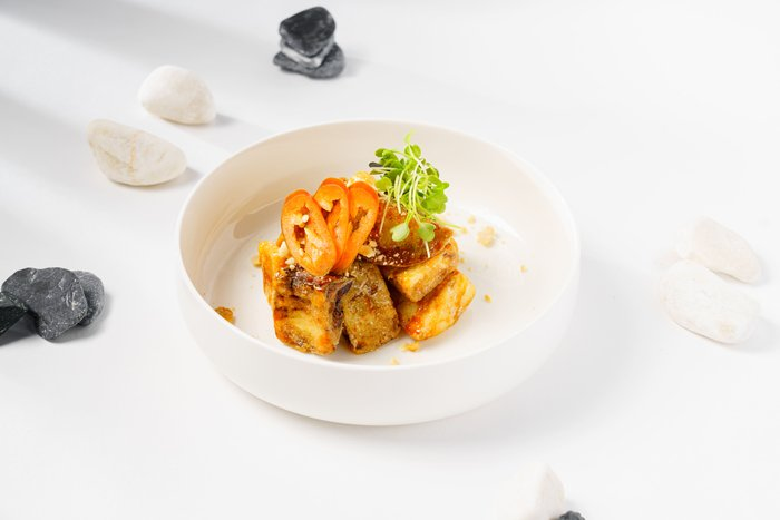 Баклажаны в кисло-сладком соусе