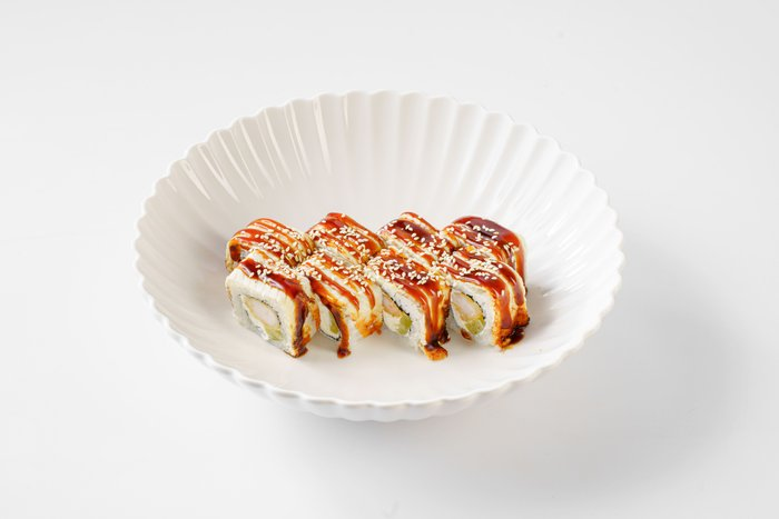 Канада с темпурной креветкой