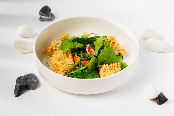 Салат с хрустящим цыпленком